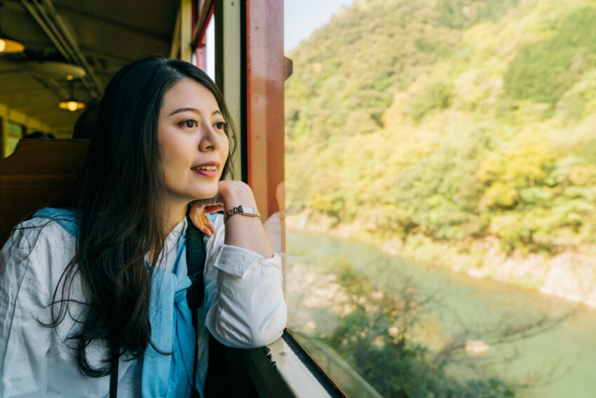 ブロック解除したら普段乗らない電車で旅行の計画をひらめいた