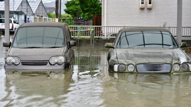 大雨で浸水することが心配